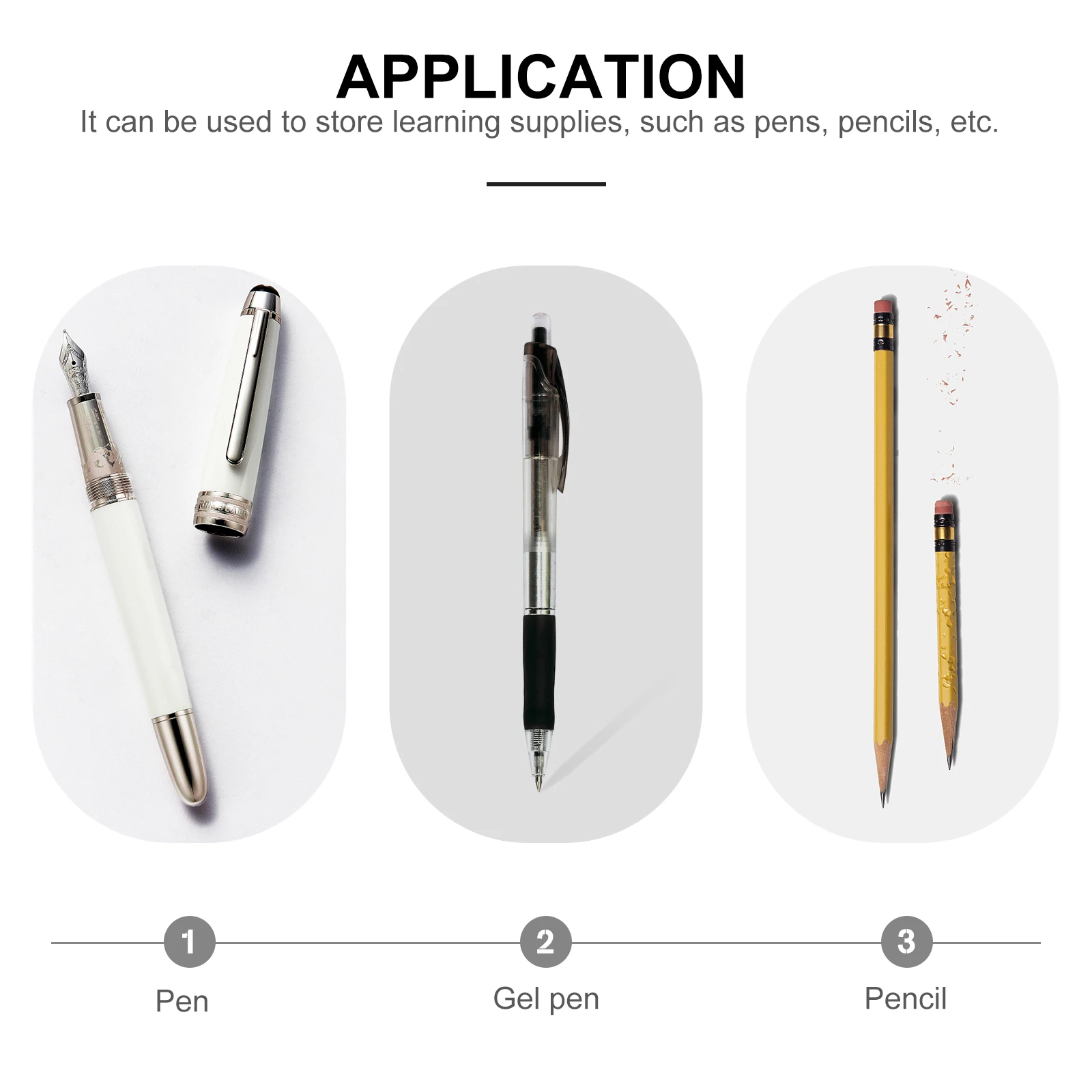 

25pcs Pen Bag Eco-Friendly Thick Flannel Drawstring Closure Large Capacity Kawaii Stationery Organizer Cute Design for Pens