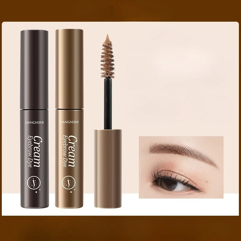 Wodoodporny żel do brwi, odporny na rozmazywanie, długotrwały, naturalny efekt piórkowych brwi, formuła odporna na pot, do skóry tłustej, do noszenia przez cały dzień.