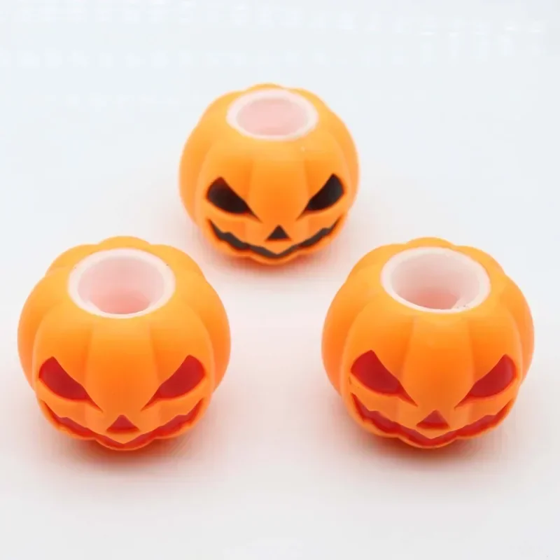 Funny Pumpkin Halloween Ghost Squeezing Toy Stress Relieving for Children Adult Pinch Anti-stress Slow Rebound TPR Party Gifts