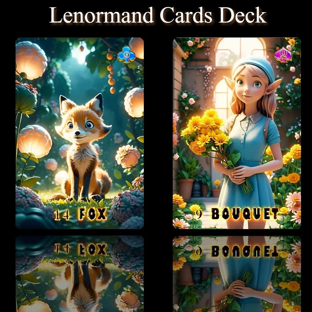 

Оригинальная и подлинная Ремонтная колода на тему эльфа, ПВХ, водонепроницаемая, износостойкая, колода для карт Lenormand, гадание, настольная игра, подарок
