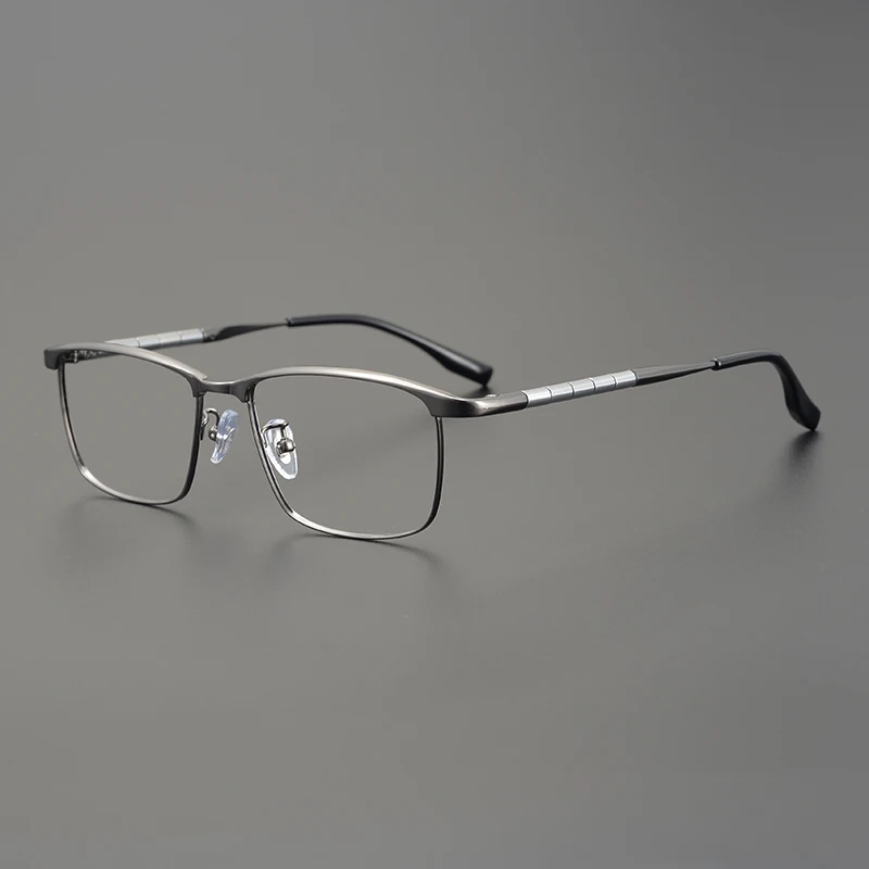 SO SMOOTH WIND Japanische handgefertigte ultraleichte Brillengestelle aus reinem Titan für Herren, Business-Quadratbrillen für Damen, Brillen, Brillen, Gafas Designer 7
