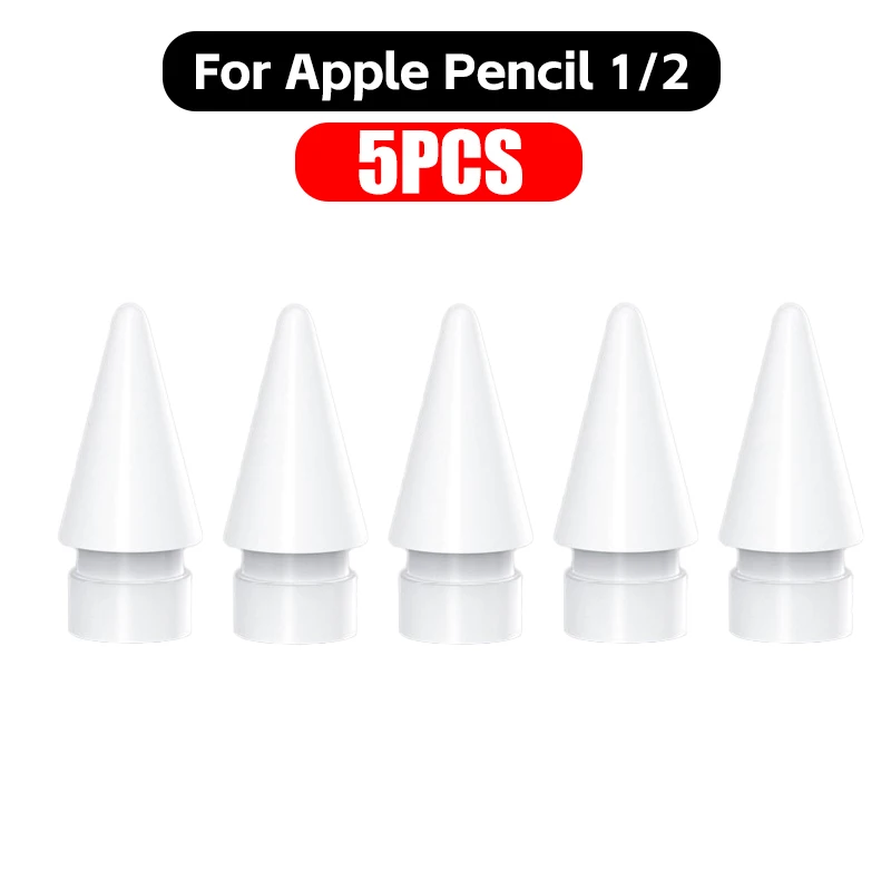 1/3/5PCS Pencil Tips For Apple Pencil Pro 1st 2nd Generation IPencil Sensitivity Nibs Compatible For IPad Pencil 2/1 Spare Nib