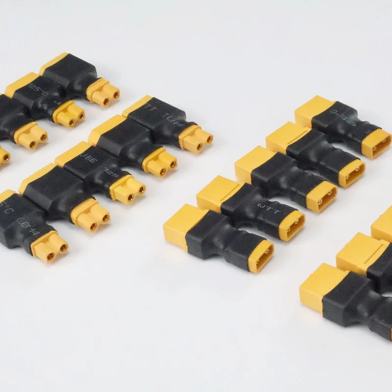 DIY البلاستيك موازي محول XT60 إلى XT30 محول موصل استبدال لبطارية الليثيوم ESC ملحق