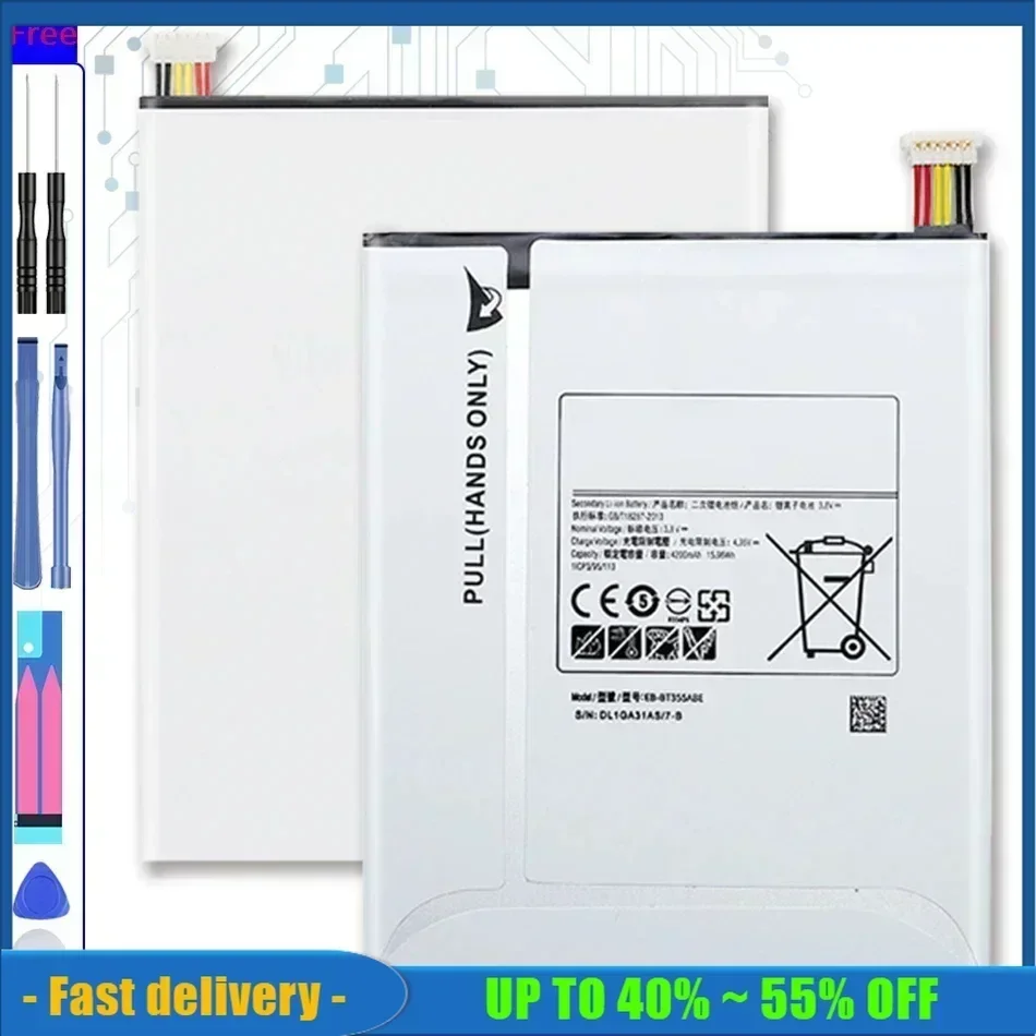 

High Quality EB-BT355ABE 4200mAh Battery For Samsung Galaxy Tab A8 SM-P200 P205 P350 P355 Battery + Tools
