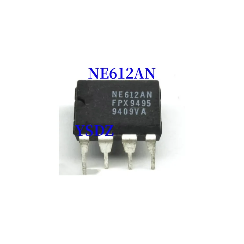 10pcs/lot NE612AN SA612AN SA612A SA612 MIXER 500MHZ UP CONVRT DIP8 IC. In Stock