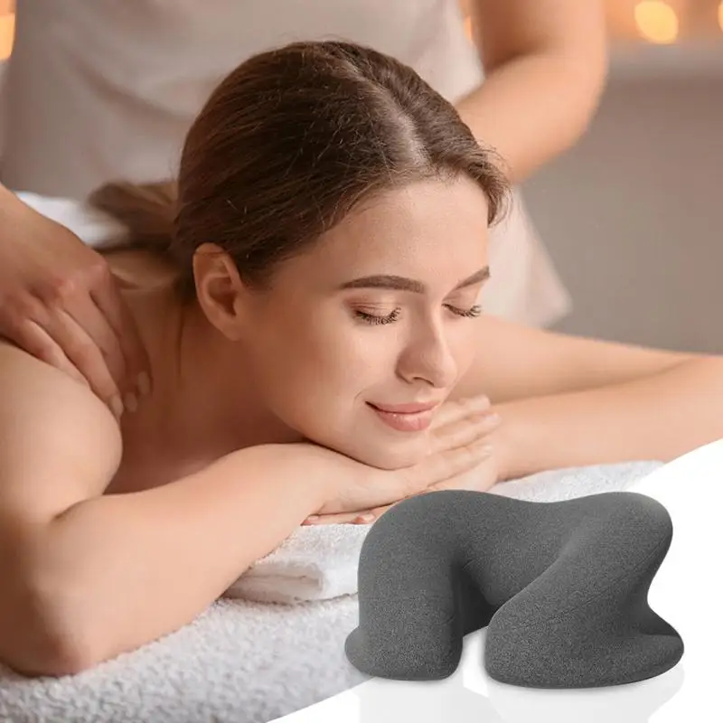 Massage Face Cradle Cushion Headrest Cushion Pillow For Face Spa Salon Massage Bed Face Down Cradle Cushion Pillow For Women Men