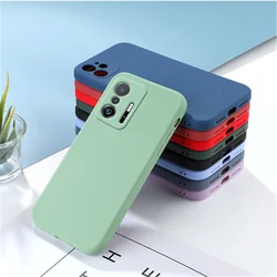 Funda para Xiaomi Mi 11T Pro, carcasa suave de silicona líquida a prueba de golpes para Mi 11T Pro