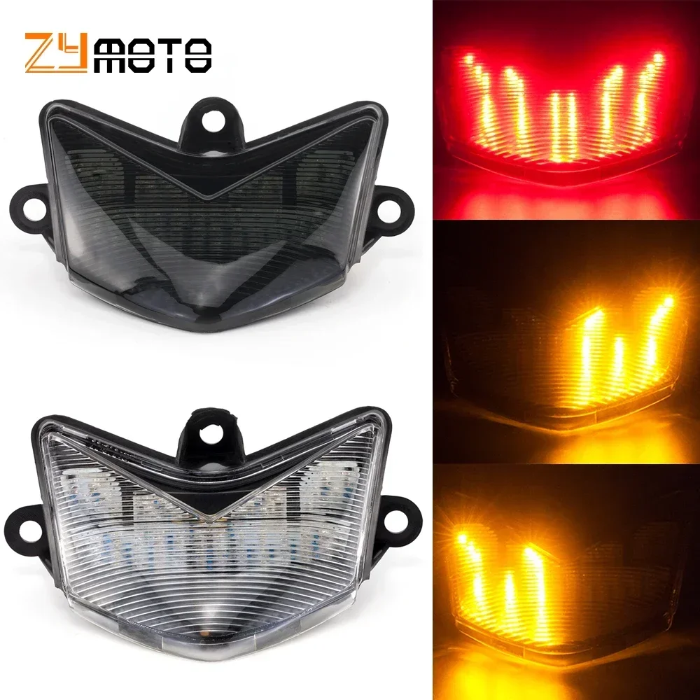 

For KAWASAKI ZX10R 2004 2005 ZX-10R ZX 10R 04 05 Motorcycle Integrated LED Turn Signals Taillight Rear Brake Tail Light Lamp