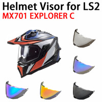 For LS2 MX701 EXPLORER C Motocross Detachable Rally Off-road Motorcyle Helmet Original Replacement Visors Extra Shield Lens