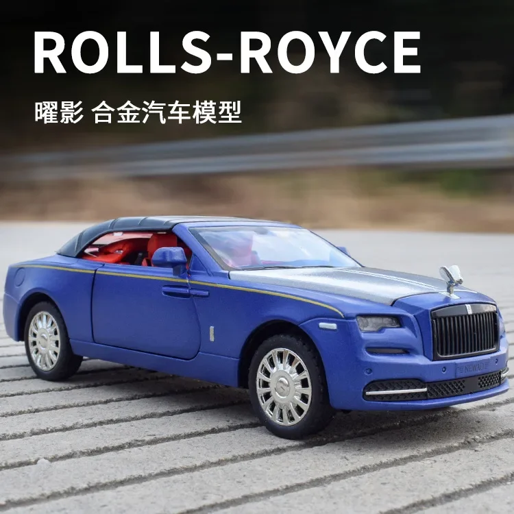 1:32 Scale Rolls-Royce Dawn Model Toy Car Simulation Diecasts & Toy Vehicles Sound Light Collection Toys For Boy Gift