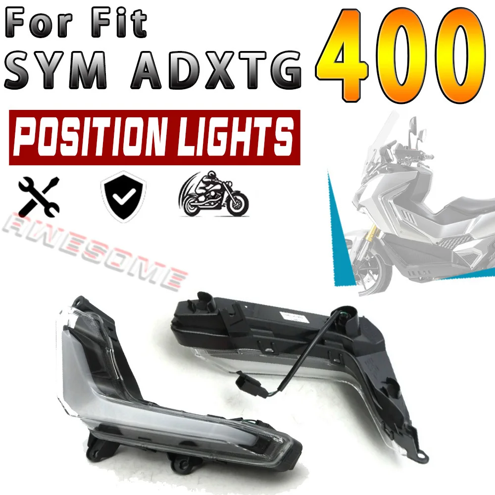 Front Left And Right Position Lights For Fit SYM Adxtg 400 ADXTG 400