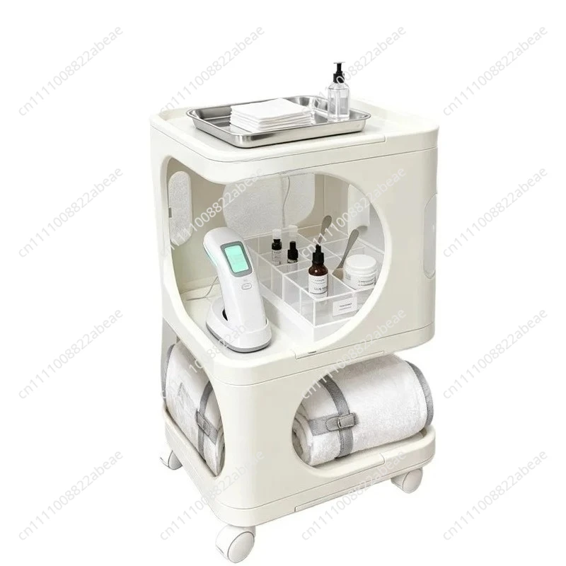 INS Salon Cart&Portable Multi-Tier Organizer Makeup Nail Tool Trolley for Beauty Spa Clinic,Professional Aesthetic RollingStand