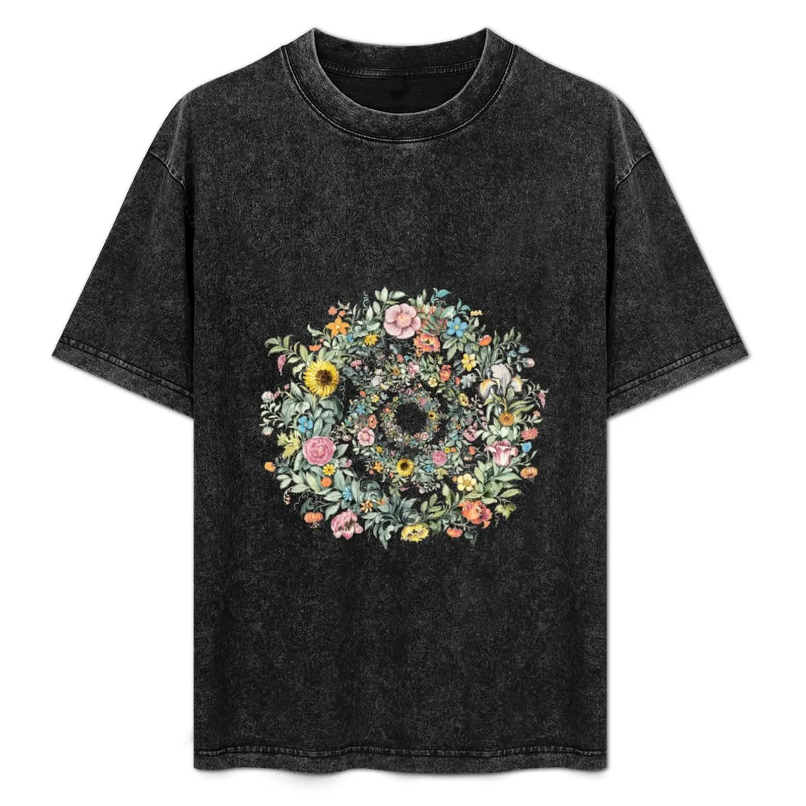 

Circle of Life Dark Blue T-Shirt Casual Breathable Short Sleeve Top