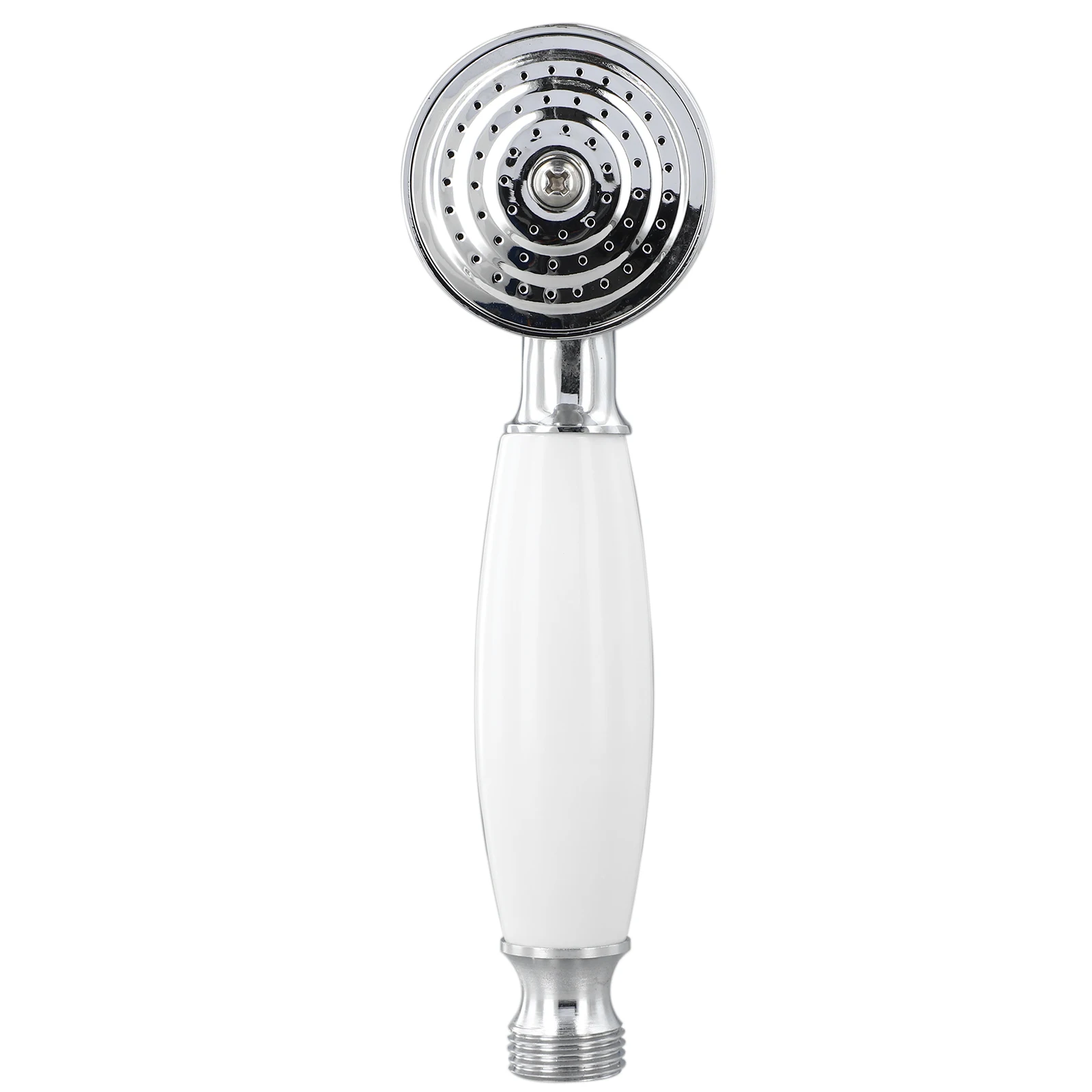 Chrome Handheld Shower Head Replacement with Detachable Design Pressurized for Strong Spray and Water Savings Up to 30 Percent
