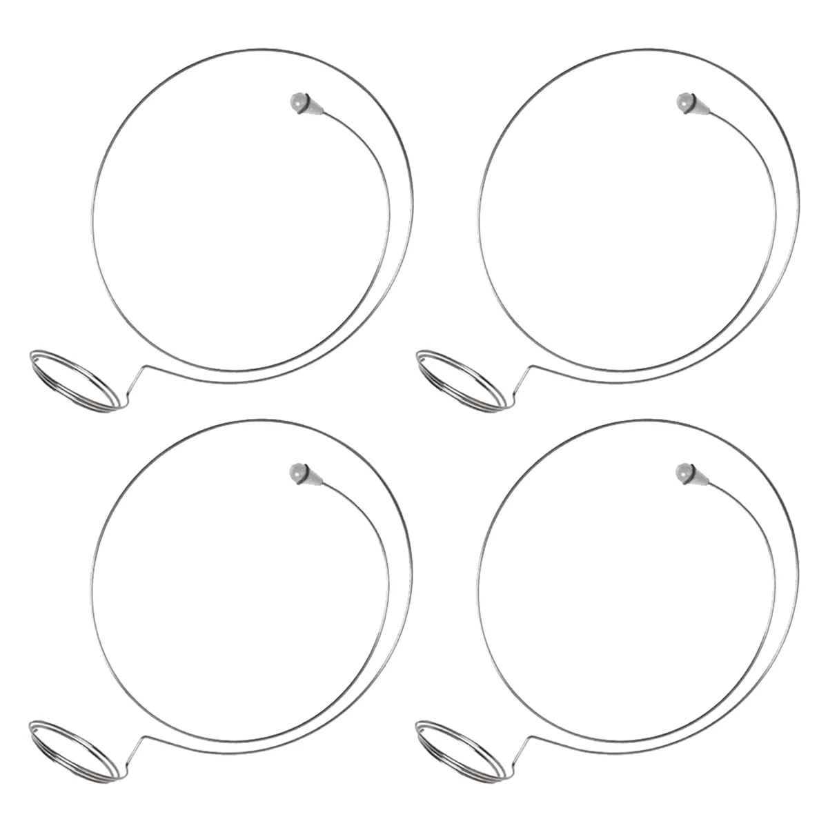 4Pcs Cord Holders, Magnifier Loupe Holder Watchmakers, Loupe Lens Headband, Jewellers Eyeglass Holder Head Band