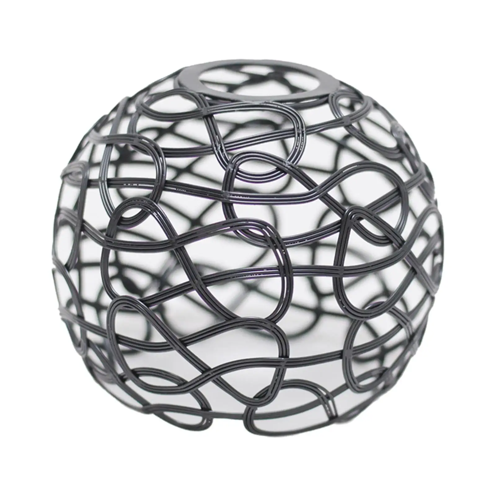 Modern Iron Wire Lampshade Bulb Cover Metal Lamp Cage Hanging Light Fixture Lantern Shade Lamp Shade for Cafe Hotel Home Decor