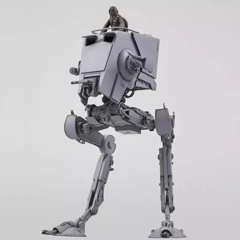 Bandai Genuine STAR WARS Anime 1/48 AT-ST Assembly Model Kit Toys Collectible Model Ornaments Gifts For Children