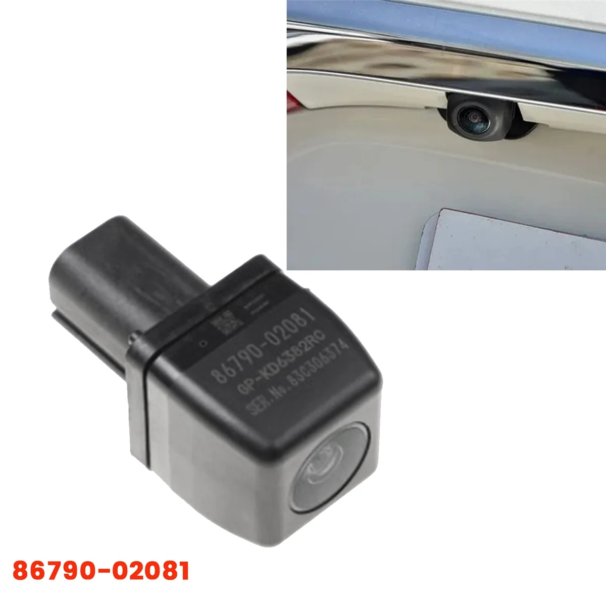 86790-02081 Car Park Assist Rearview Camera for Toyota Corolla 2014-2019 Back View Reversing Camera