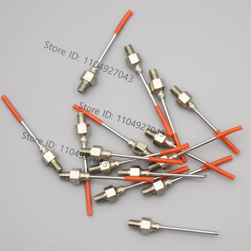 2Pcs All Stainless Steel Needle External Thread Needle Dispensing Needle M3M4M5M6 External Thread
