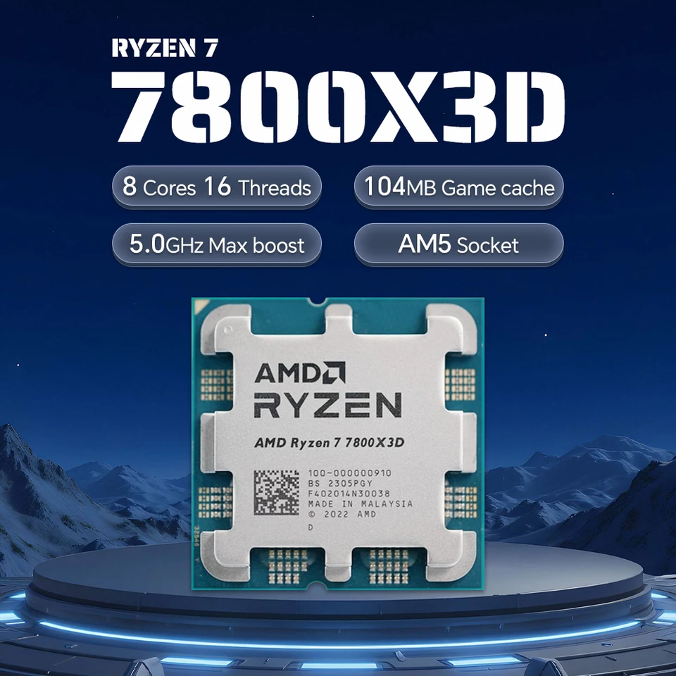 AMD Ryzen 7 7800X3D AM5 8コア16スレッド ファンなし 特別割引