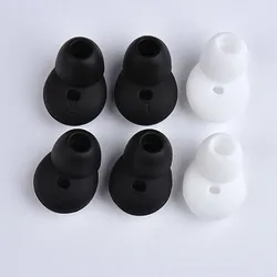 2 Pairs Silicone Replacement Ear Gel Tip Anti-Slip Earpads Earbuds for Samsung Gear Circle R130 Bluetooth-compatible Earphone