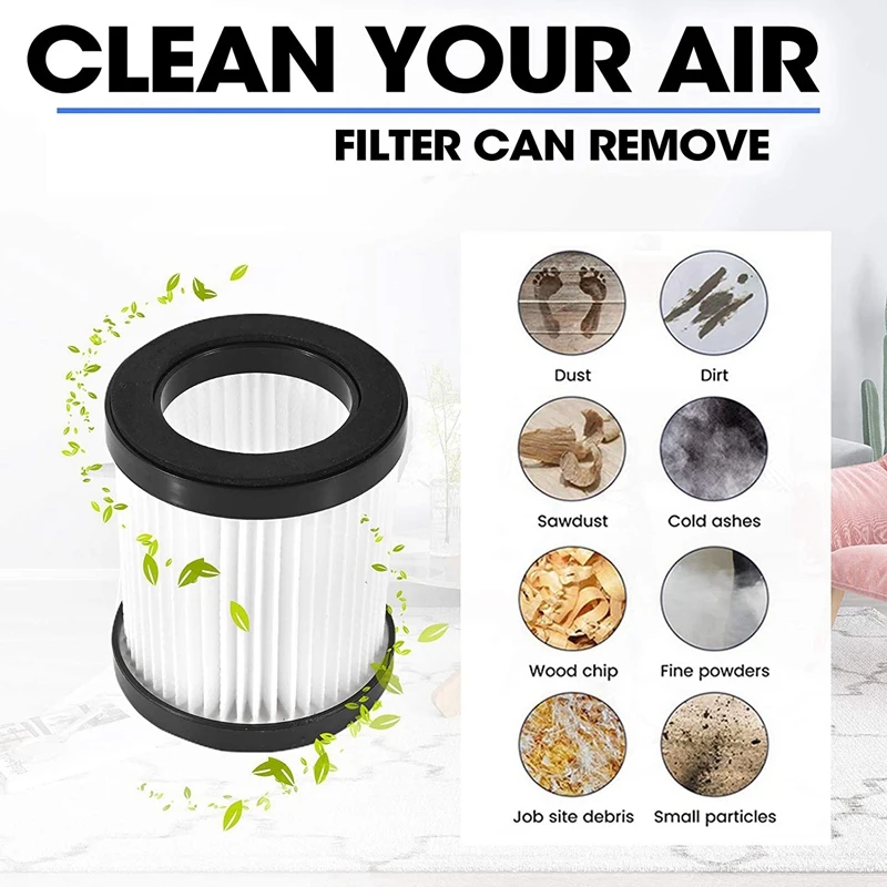 قطع غيار المكنسة الكهربائية لفلتر Hepa لـ MOOSOO XL-618A وGeemo G201 اللاسلكي المحمول