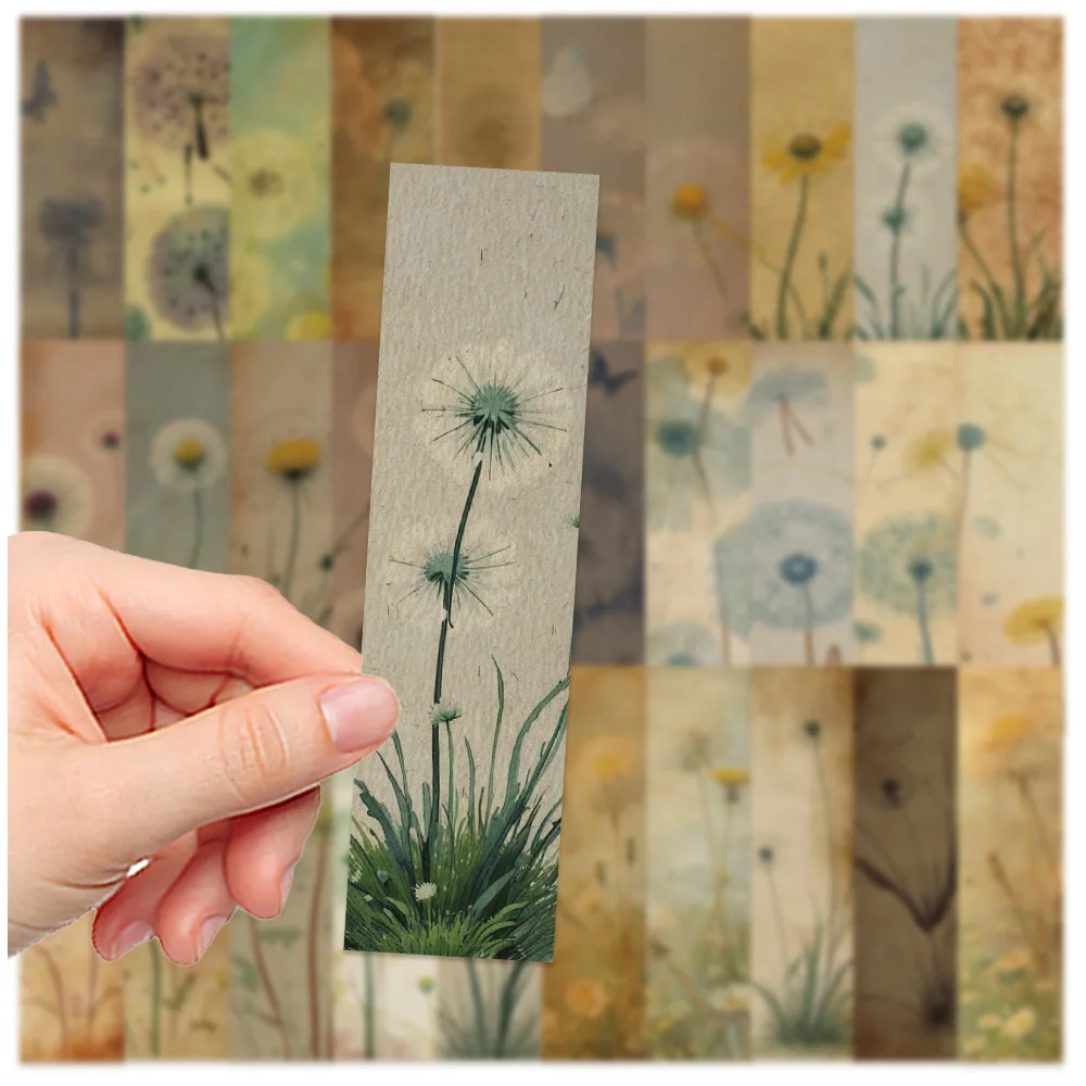 

30pcs Retro Bookmarks Reading Book Marking Cards DIY Handbook Art Decoration Book Page Clip Student Reading Book Accessories