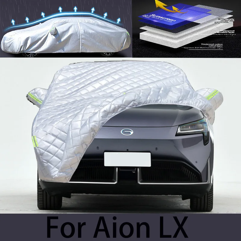 

For Aion LX Car hail protection cover, auto rain protection, scratch protection, paint peeling protection, car clothing