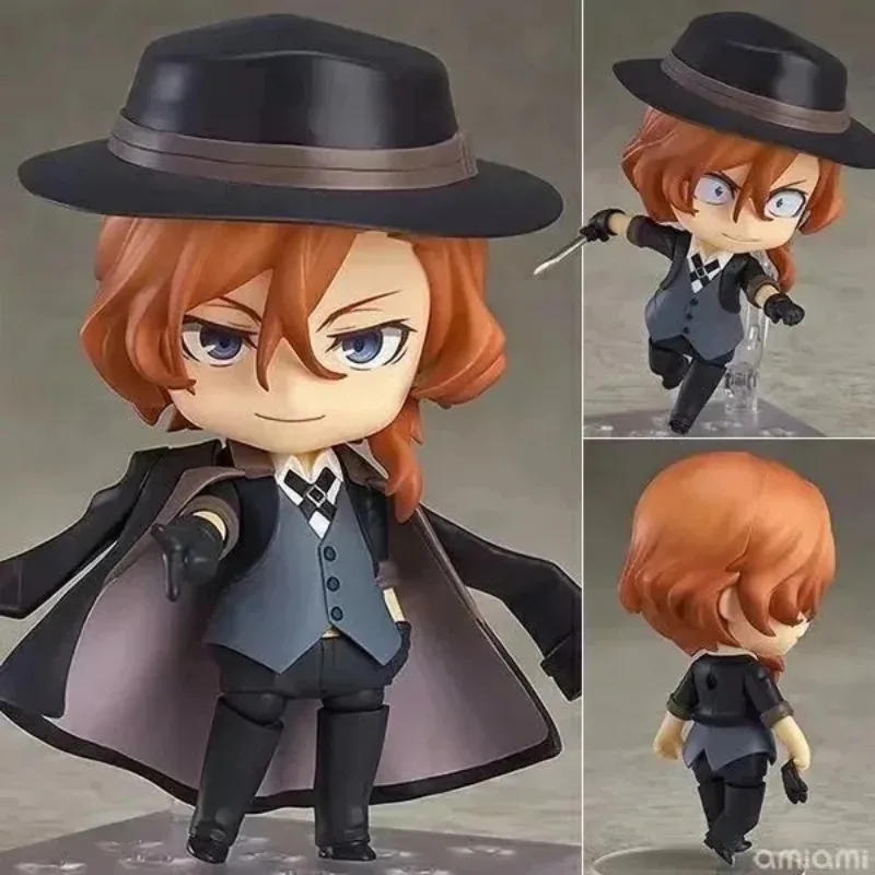 #657 Bungo Stray Dogs Dazai Osamu Anime Figure #676 Nakahara Chuuya Action Figure Ryunosuke Akutagawa Figurine Model Doll Toys