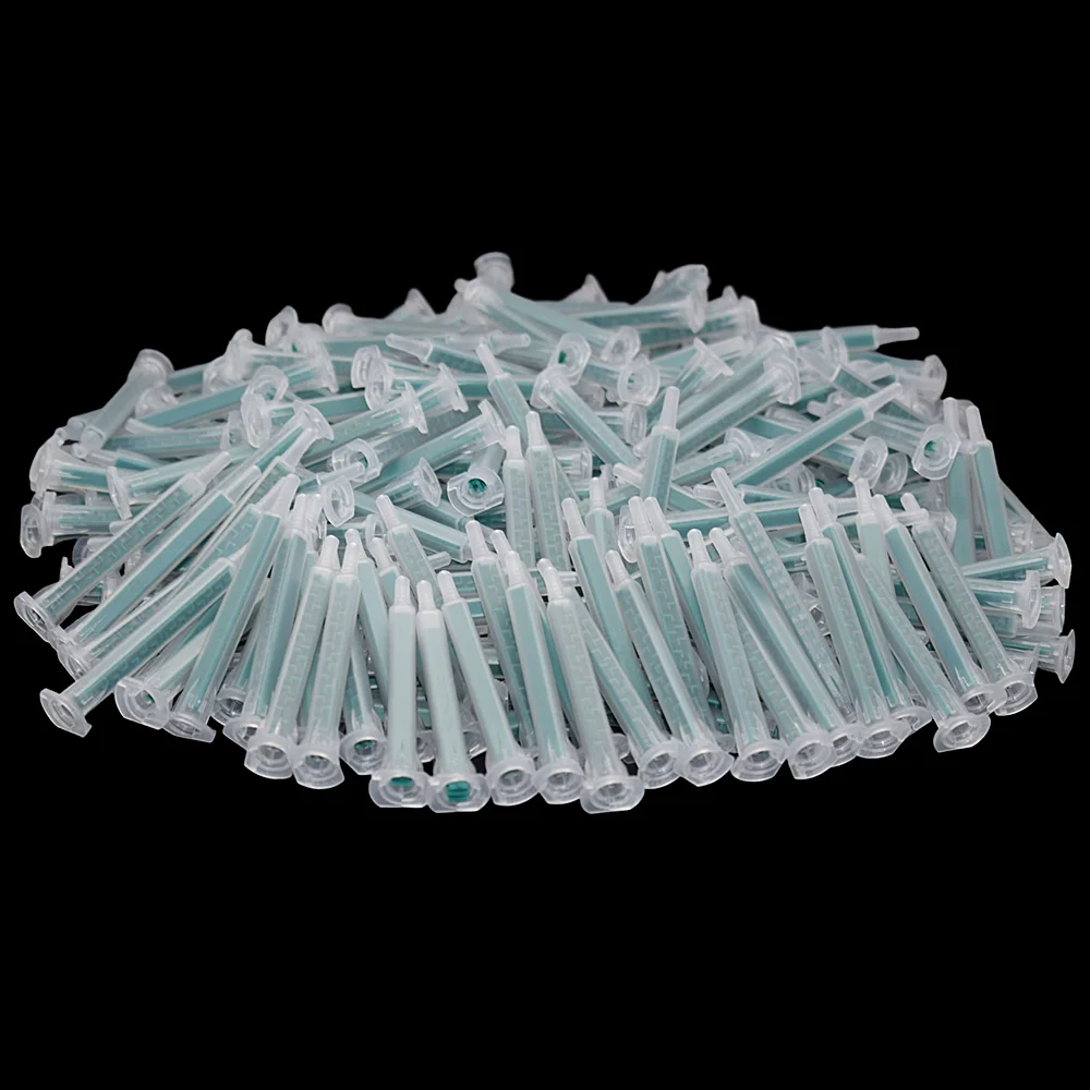 250個入り-エポキシスタティックミキサー-83mm-プラスチック製混合チューブ-レジン接着剤混合ノズルセット-50ml-1-1-abグルーガン用-二液性接着剤用