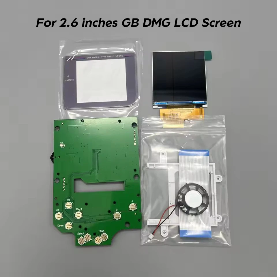 

2.6 Inches DMG GB High Brightness LCD For Gameboy GB,GB IPS LCD Screen. Simple Installation, Plug and Play
