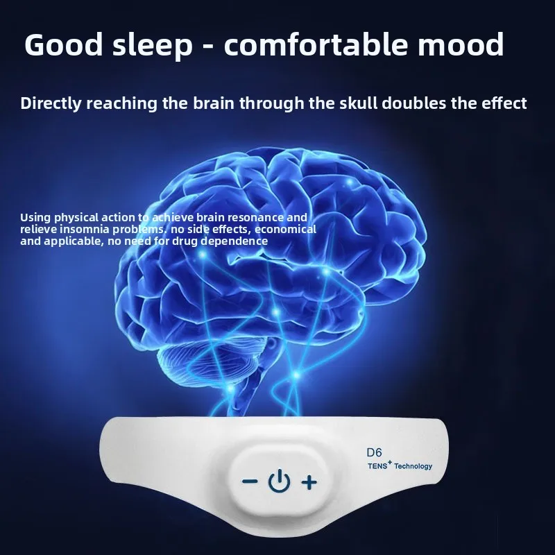 Smart Sleep Headband, Low Frequency Pulse Therapy for Insomnia Relief and Relaxation