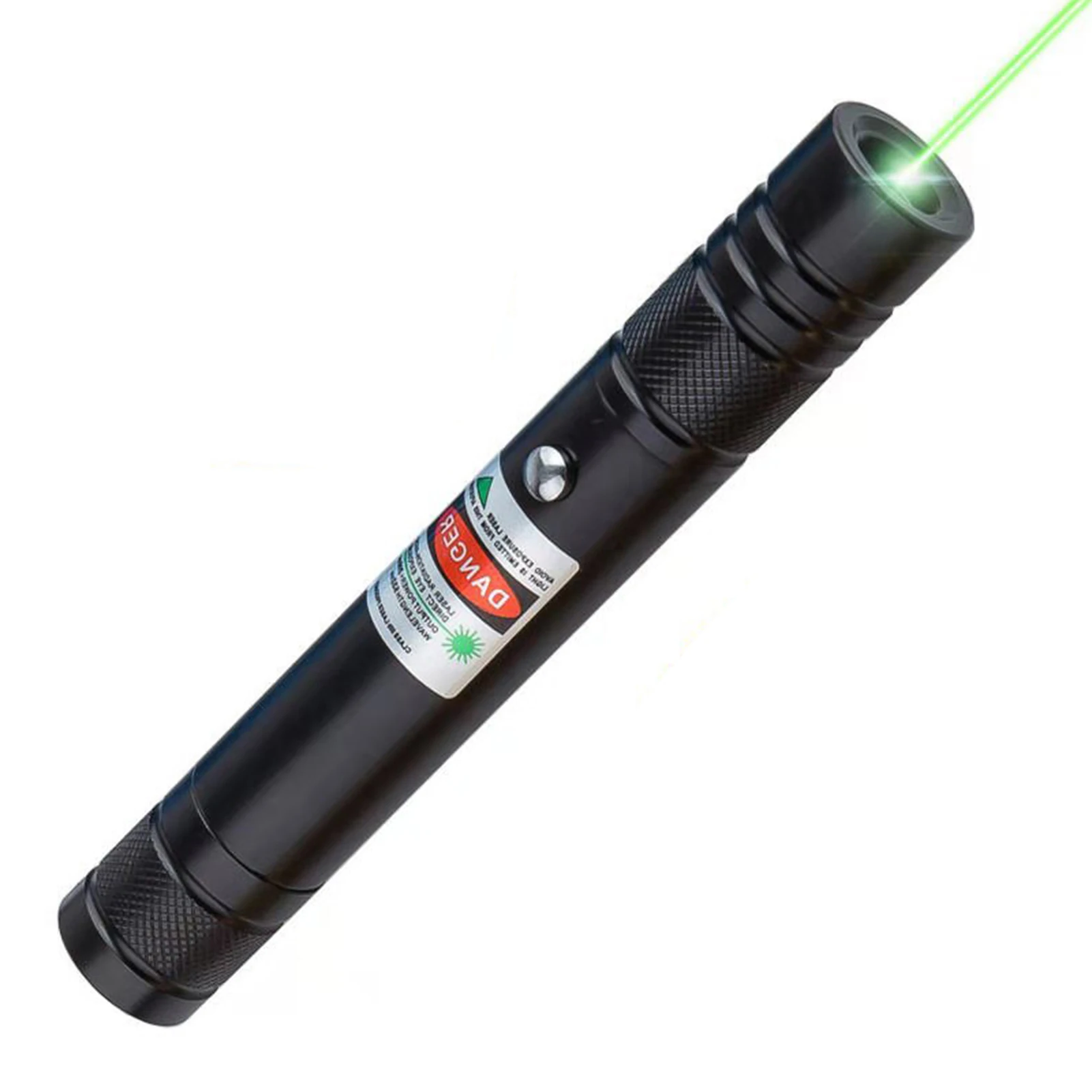 High-power USB Ultra-bright Hand-held Aluminum Alloy LED Flashlight Laser Pointer Demonstration Pen Hiking And Camping Equipment