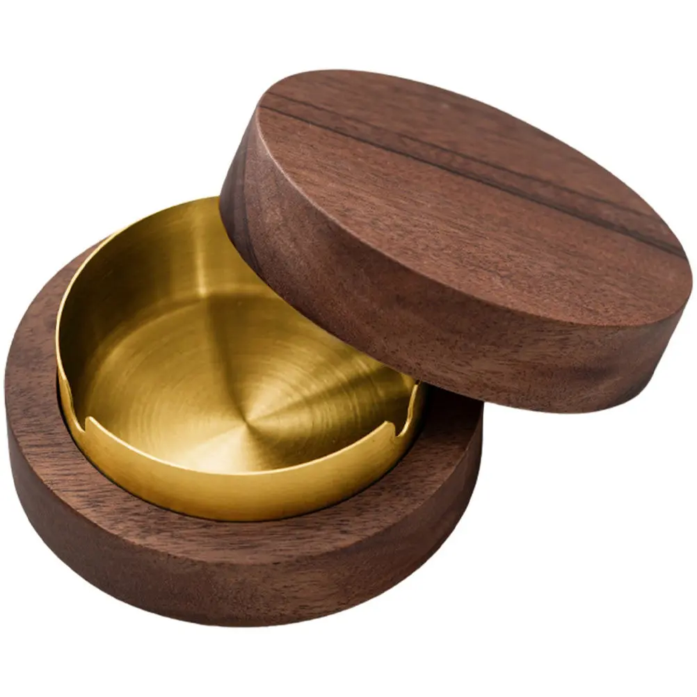 

wood ashtray vintage ashtray wood round ashtray wooden ashtray ashtray holder desktop holder home ashtray