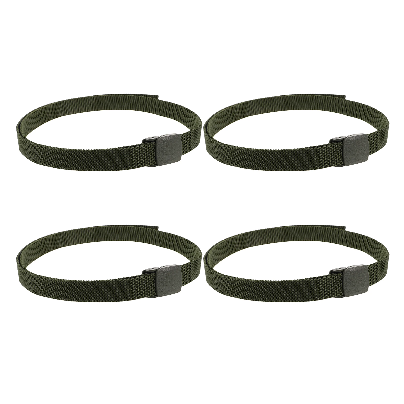 

4pcs Tactical Duty Nylon Canvas Outdoor Adventure Heavy Duty Belt Belts Mens Adjustable Mens Belt Belts