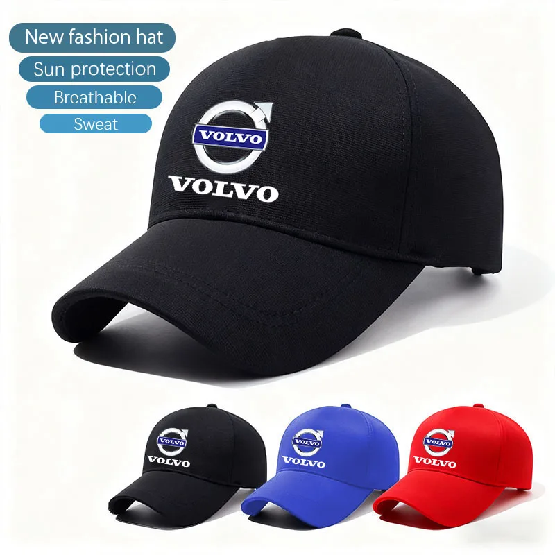 Czapka męska Hip Hop Bejsbolówka Outdoorowa Czapka Przeciwsłoneczna Sportowa Czapka Rekreacyjna dla Volvo xc60…