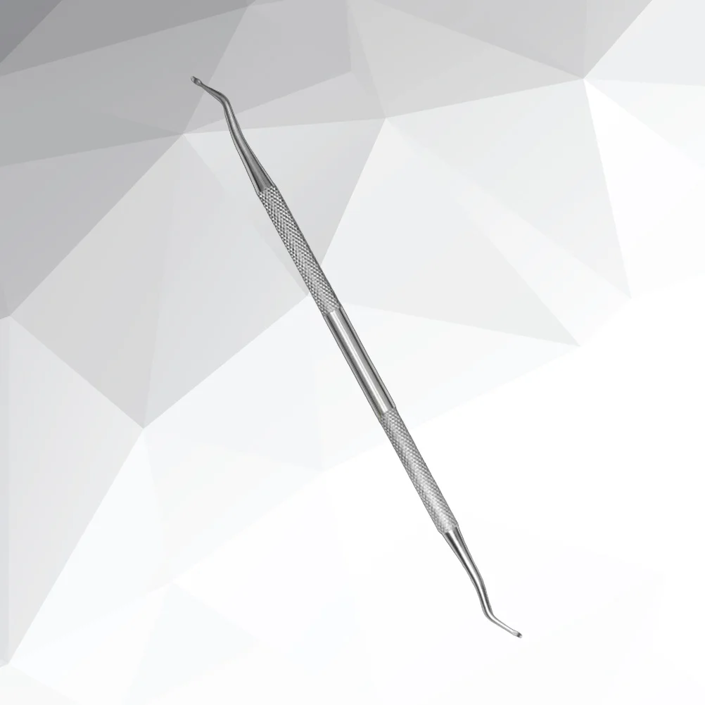 

Cuticle Spoon Pusher Remover Stainless Steel Nail Cleaner Safe Smooth Pick Head Portable for Men Women Spoon Nail Cleaner