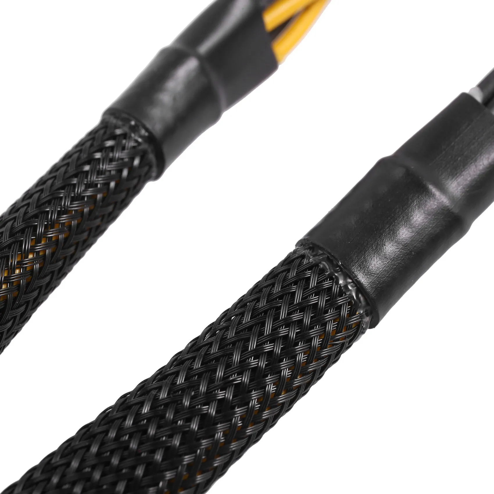 M51K-4PCS GPU Pcie 8 Pin Female To Dual 2X 8 Pin (6+2) Male PCI Express Power Adapter Braided Y-Splitter Cable,20Cm