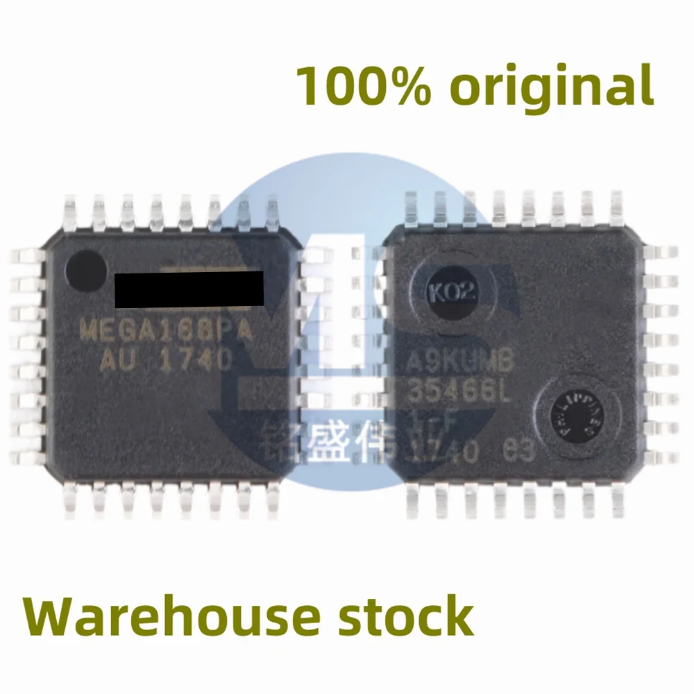 2Pcs 100 New Atmega168Pa-Au Mega168Pa-Au Tqfp-32 8-Bit Microcontroller 16K Flash Memory Spot Direct Sale