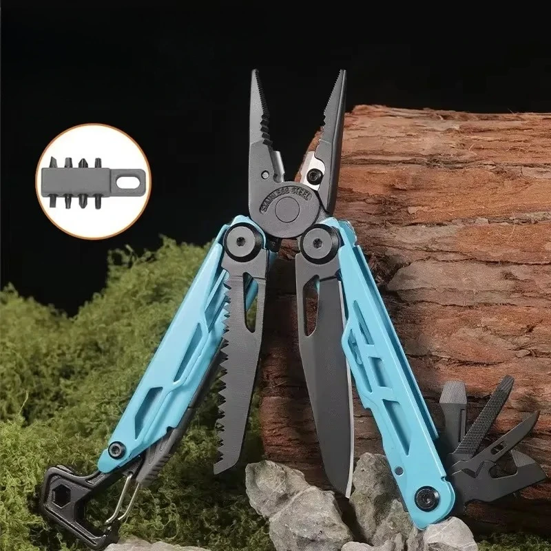 

25 in 1 multifunctional folding pliers, portable EDC outdoor home repair tool, multifunctional pliers available in 7 colors
