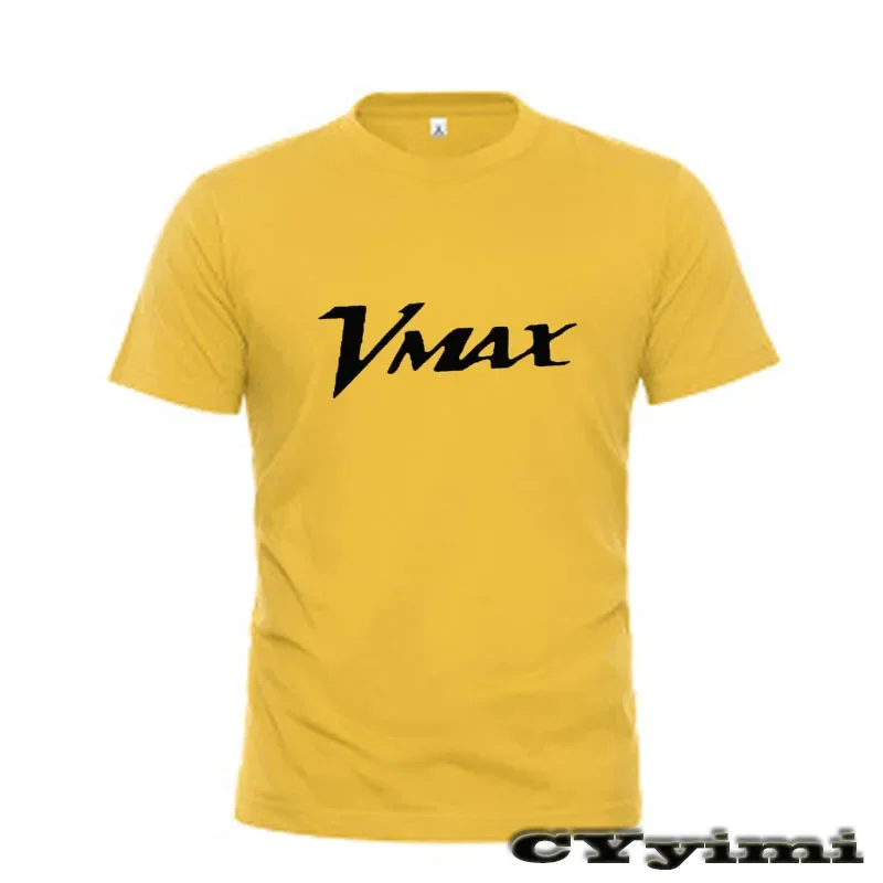 For V-MAX  T Shirt Men New LOGO T-shirt 100% Cotton Summer Short Sleeve Round Neck Tees Male