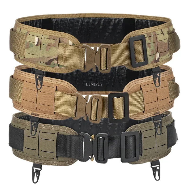 Molle Waistband Adjustable Tactical Paintball Sports Girdle Durable Outdoor Hunting Hiking Shooting Waist Belts