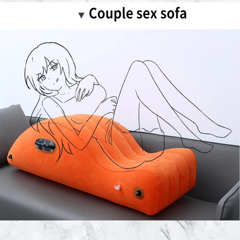 Inflatable Chaise Lounges Folding Sex Sofa Bed S Shape Adult Sexx toys Night Couples Game Cushion Exotic Husband And Wife Chair