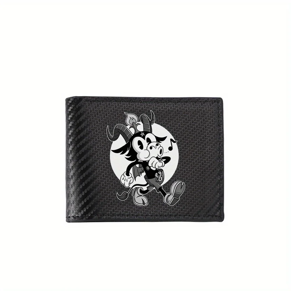 

Дьявол персонаж мультфильма танцующая музыкальные ноты мужские кошельки простые деловые современные стильные печатные дизайны подарки для отца бойфренда