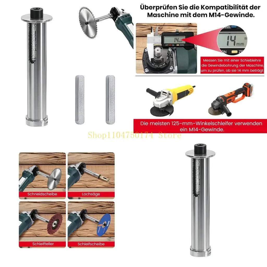 

Быстрые выпуски адаптерный вал M14 для полировки углов шлифовальной шлифовки Углы для разгибания штучка для шатуна верхняя