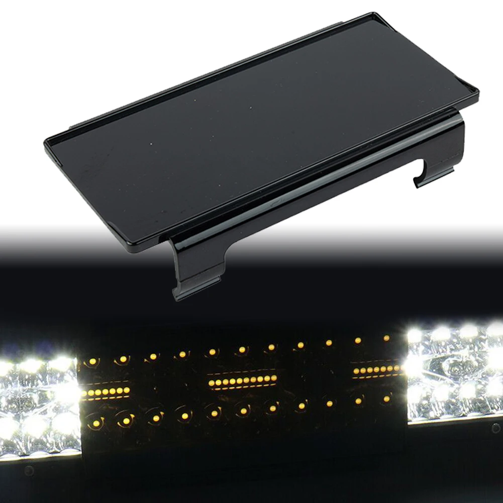 6 Inch Led Work Light Cover Double-Row For Off Road SUV Truck ATV Black Lens Lightbar Shells Light Bar Cover