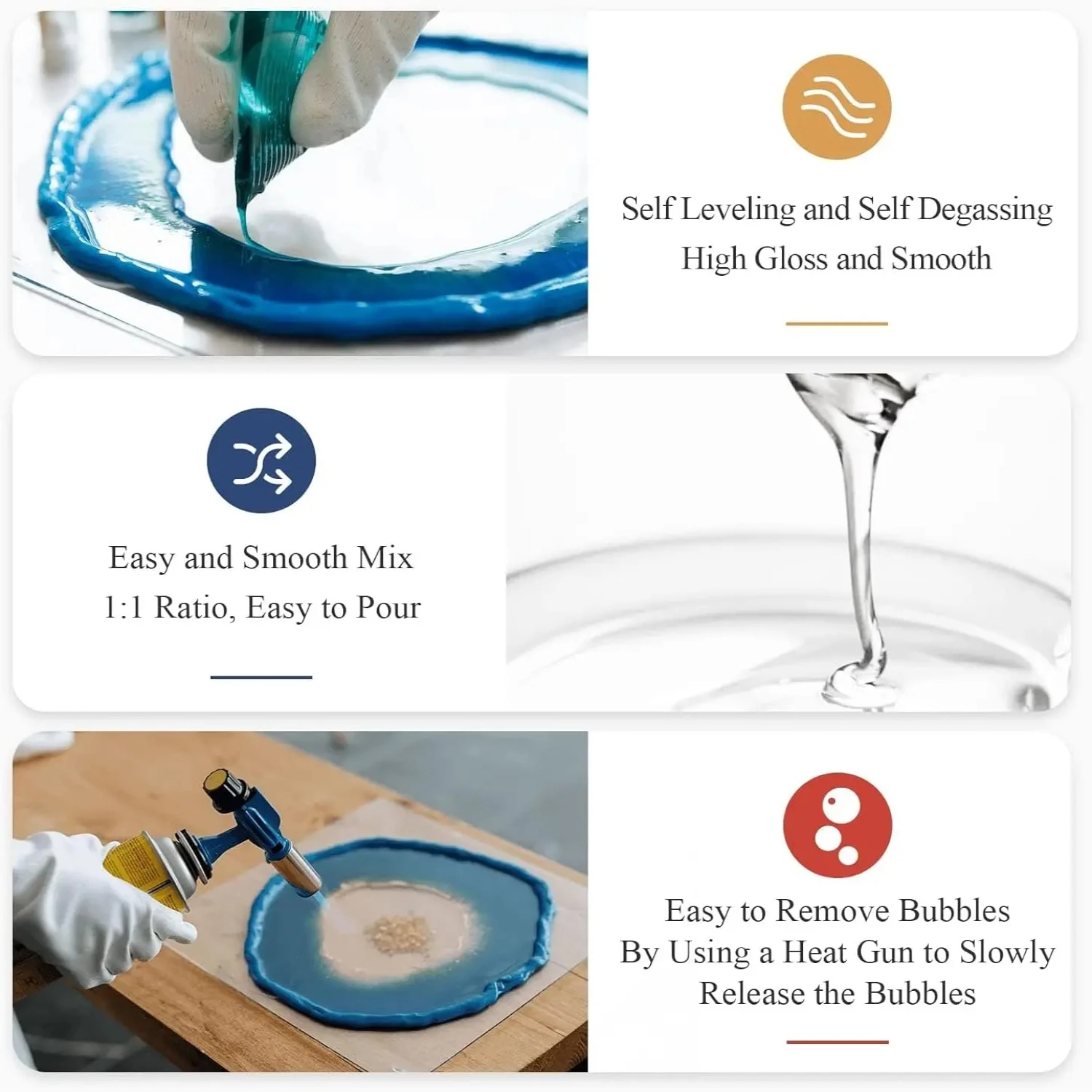SIKEZHAN Epoxy Resin Kit Cryst - Resin Art Ratio recension och pris