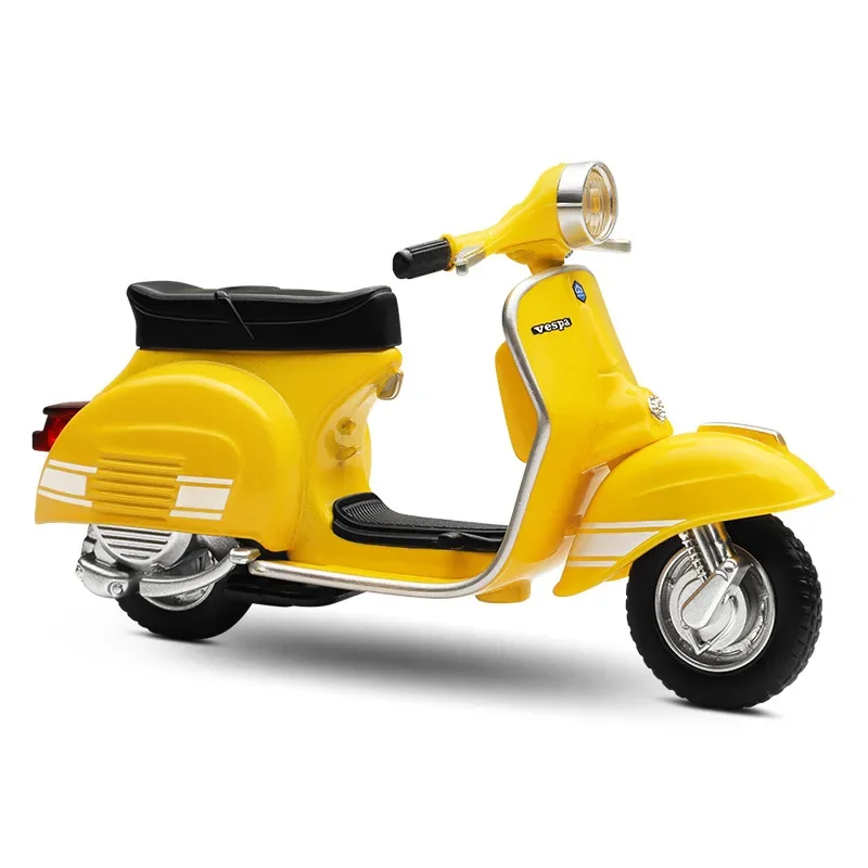 1: 18 Simulation Alloy Car Model 1976 Vesper 200 Electric Scooter Scooter Children\'s Toy Gift