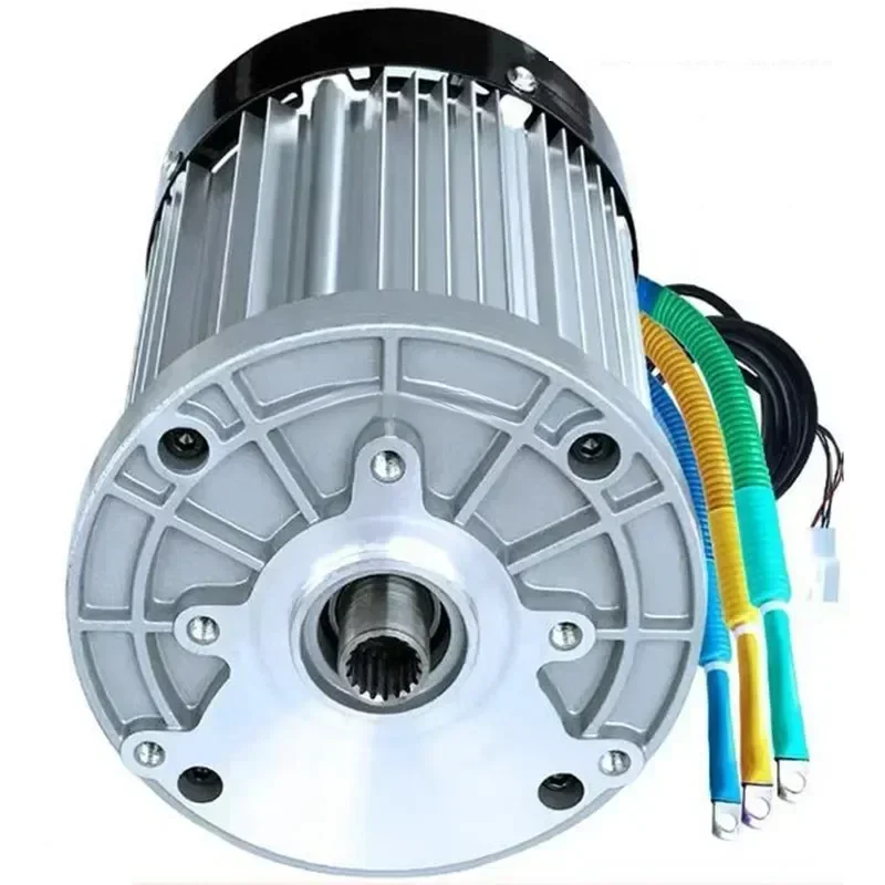 60V/72V 3000W 4600RPM permanent magnet brushless DC motor differential speed electric vehicles, machine tools, DIY Accessories