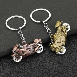 Fashion Men Cool Motorcycle Pendant Alloy Keychain Car Key Ring Key Chain Gift